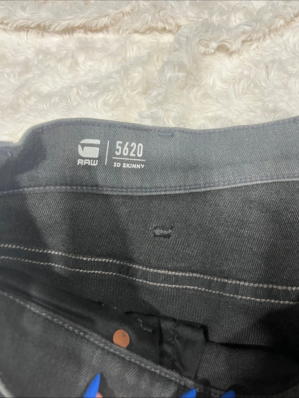 G-Star Men's Skinny Jeans with Knee Panel Detailing Length 32 Width 34